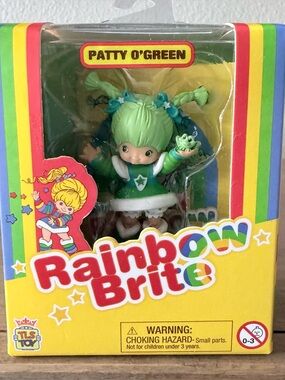 NWB Rainbow Brite Patty O’ Green collectible mini figurine.